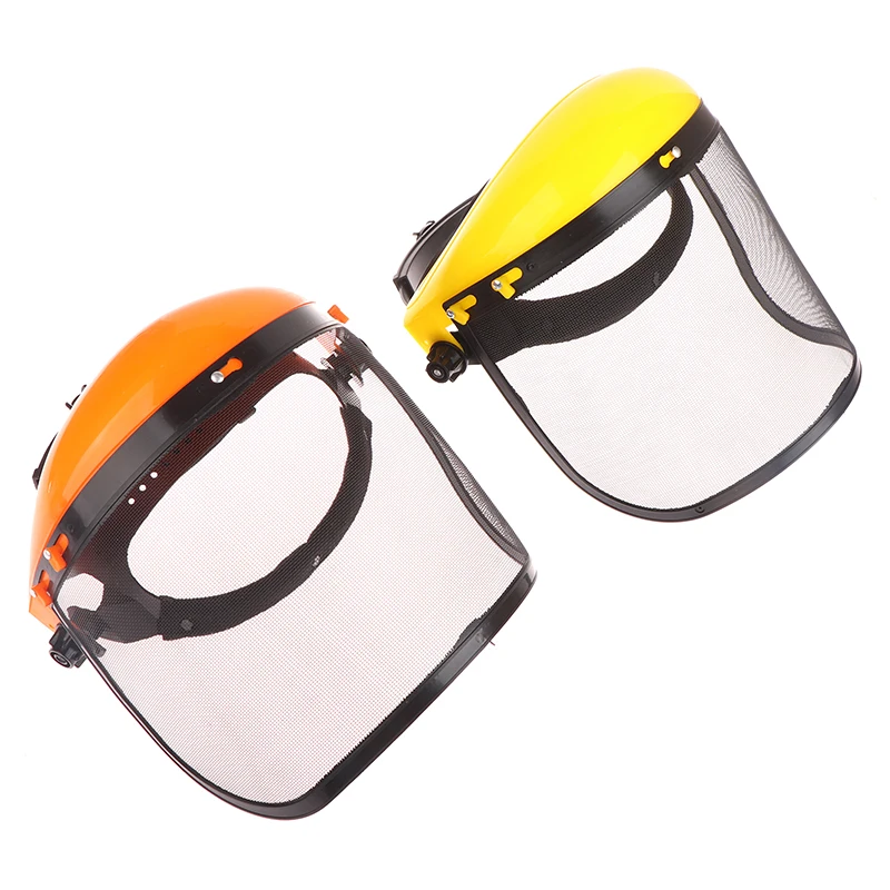 Imagem -04 - Chapéu de Segurança com Rosto Inteiro Mesh Viseira Aparador de Grama de Jardim Doméstico Cortador de Escova Ferramenta de Proteção Florestal Diy