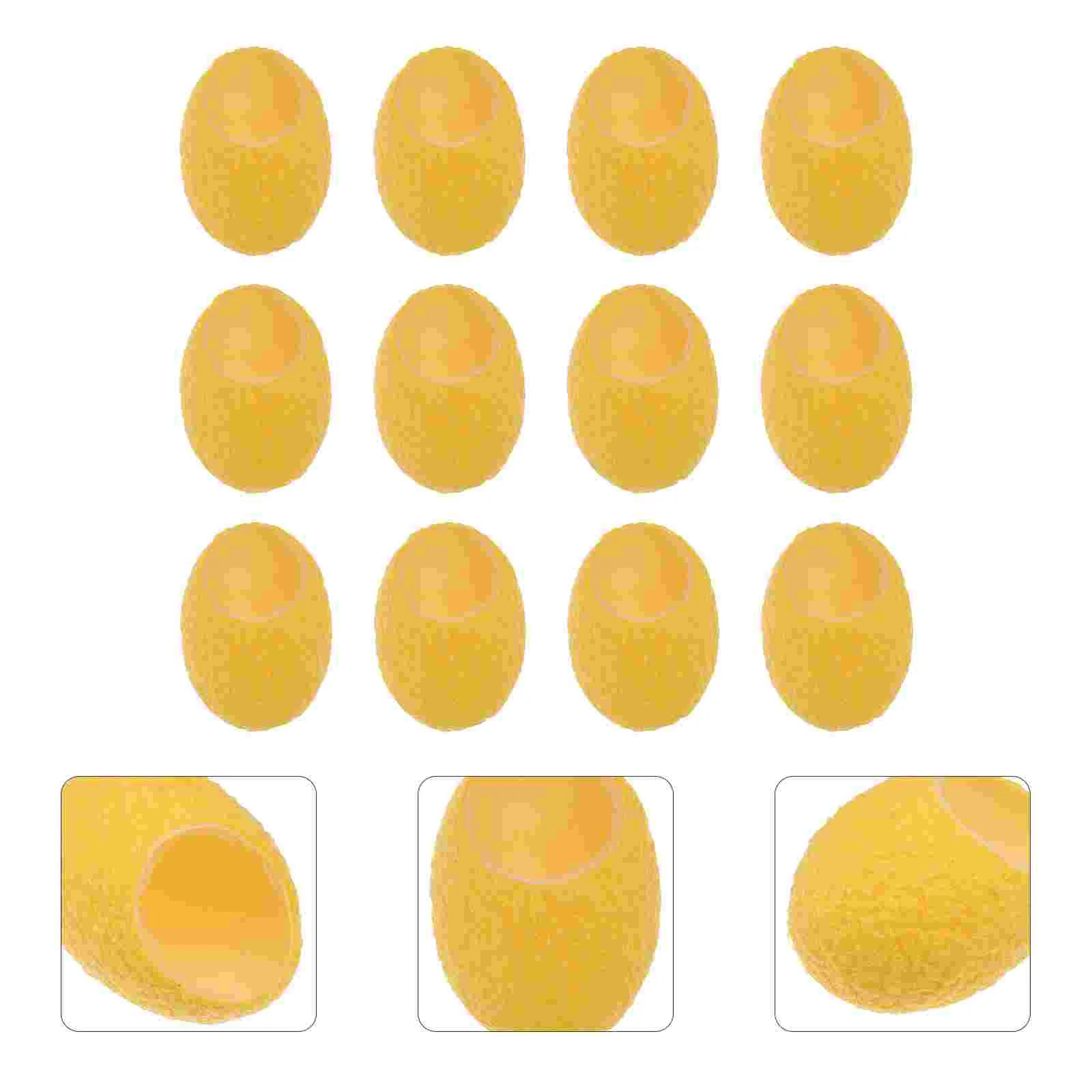 

12 PCS Silk Ball Face Cleaning Scrub Cleansing Silkworm Natural Pure
