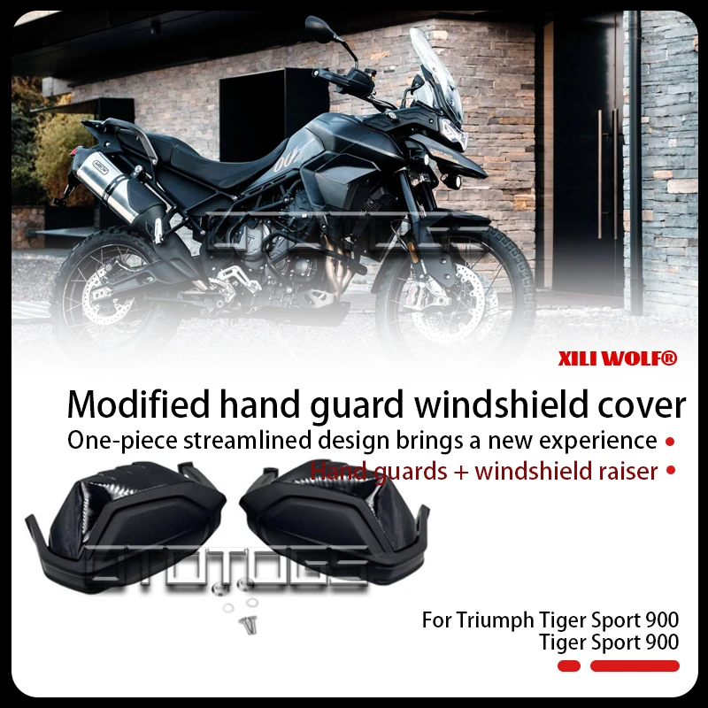 

For Triumph Tiger900/GT/Rally/Pro850 Motorcycle, Handlebar Handle Guard Windshield Protector Brake Clutch Protector