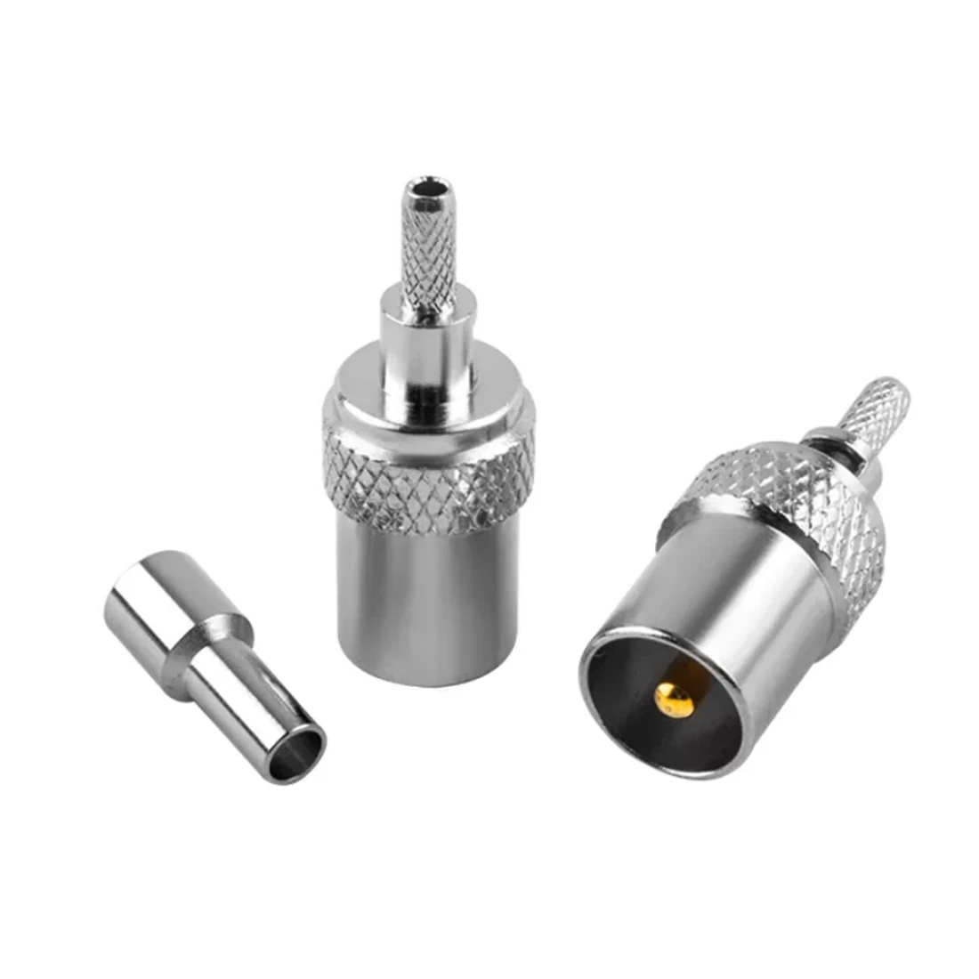 1pc  F Type Female Jack RF Coax Connector 4-Hole Panel Mount Flange With Insulator And Solder Post Wholesale Price