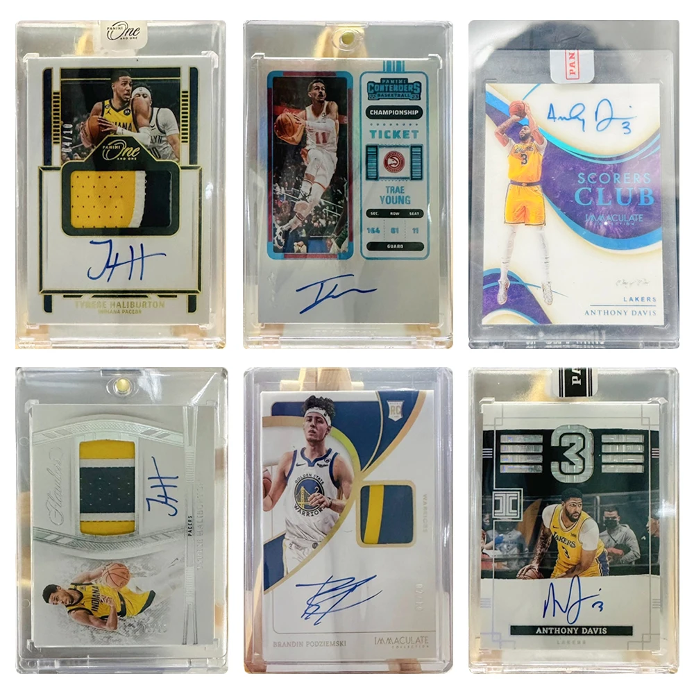 パニーニ公式スタープレイヤーカードブリック アンソニー・デイビス ティライズ・ハリバートン トレイ・ヤング イマクラート 誕生日 クリスマスギフト 男の子向け