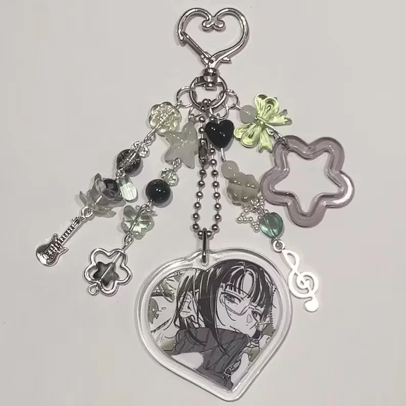 The man she's interested in isn't a man at all/Green Lily Key Chain (messy)