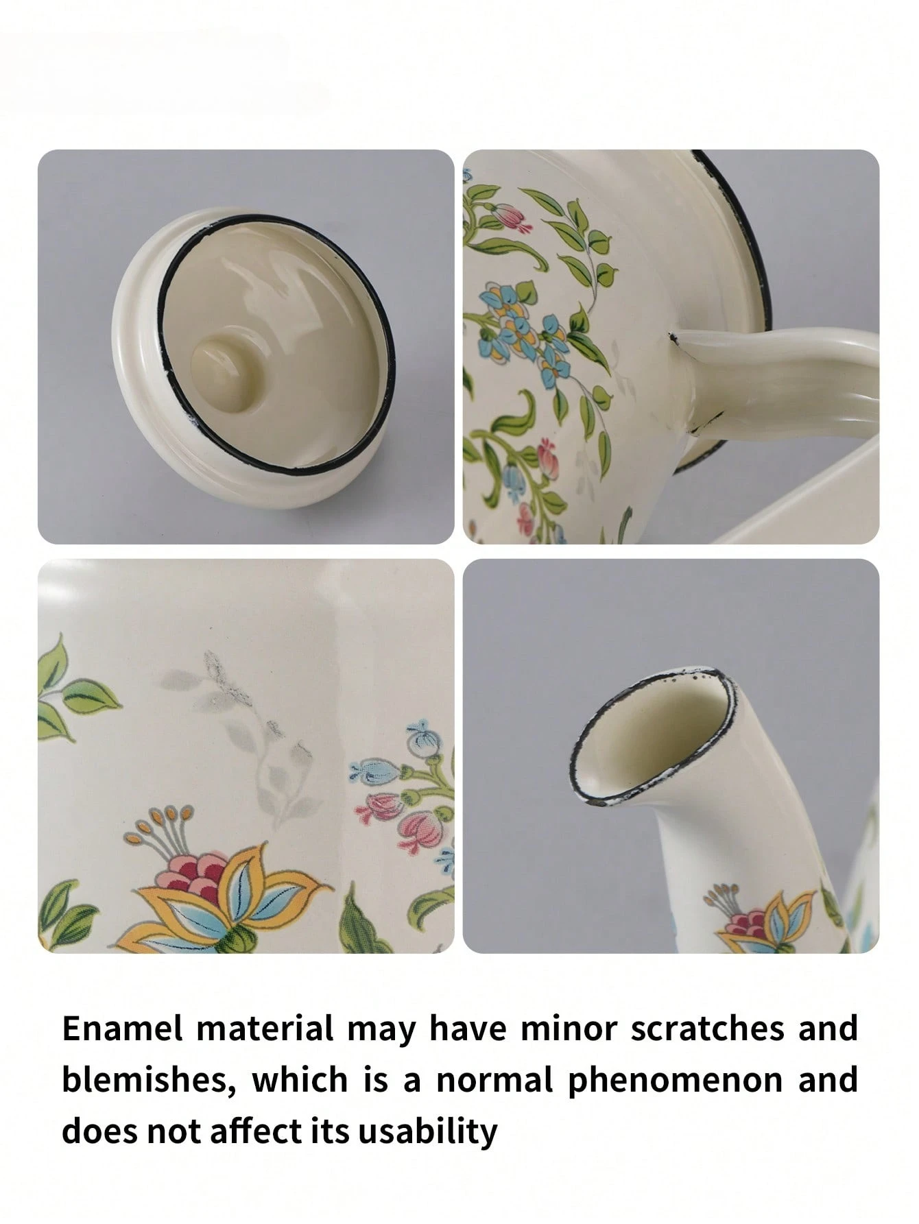 Vintage Floral Coffee Pot 1.1L - Vintage Coffee Equipment ulasan dan harga