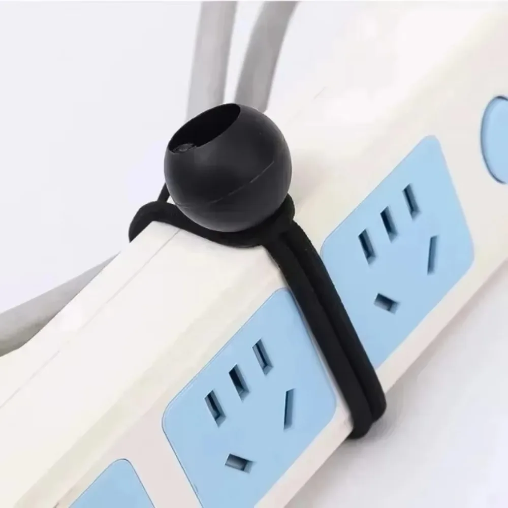 10 قطعة عالية الجودة الأسود بنجي الكرة الحبل حبل 10-30 سنتيمتر متعددة الأغراض القماش المشمع تحديد أداة دائم المظلة بنجي الحبال #4