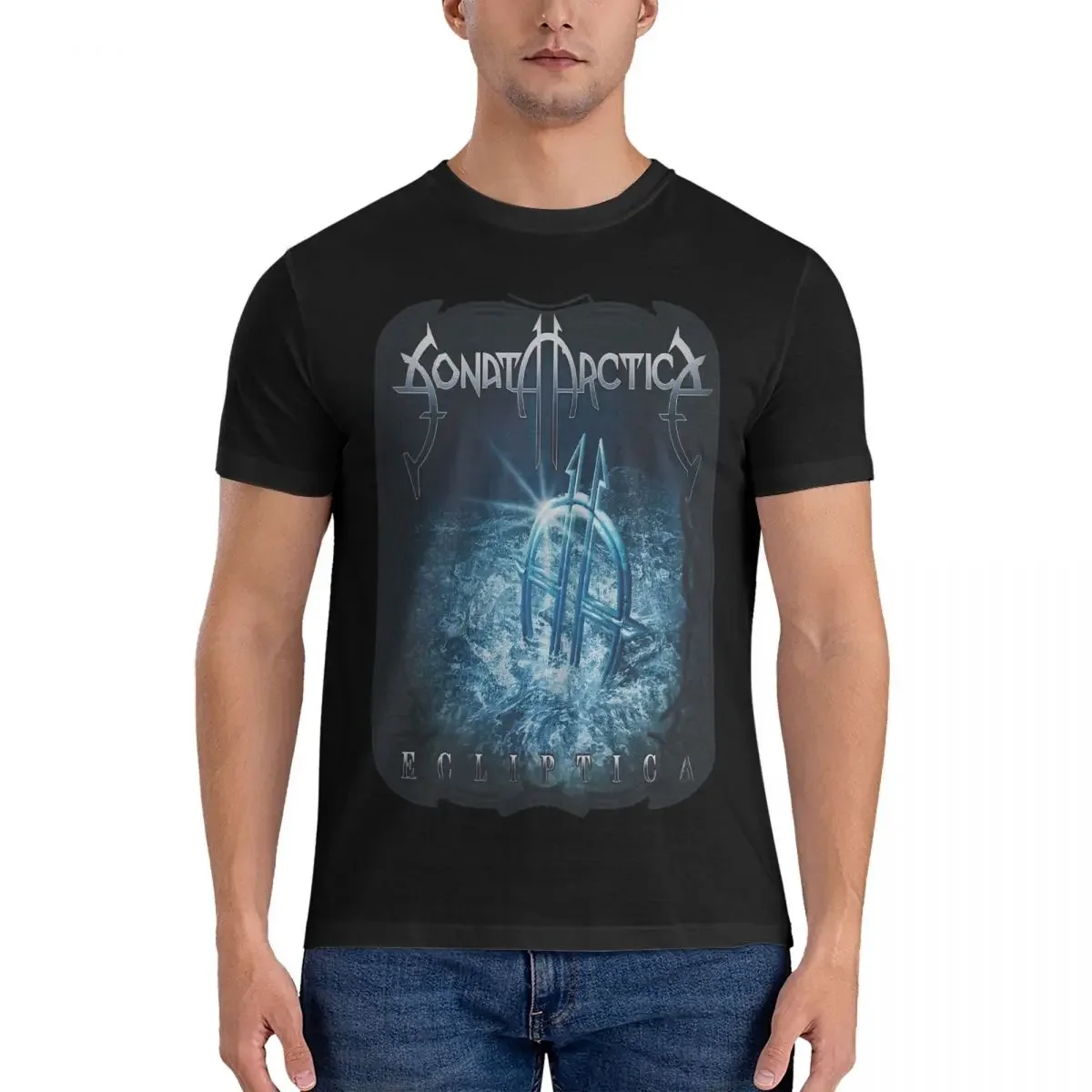 Maiden Heavy Metal Short Sleeve TeesTops Funny Sonata Arctica T-Shirts Men Crew Neck 100% Cotton T Shirt new in tops & tees2024