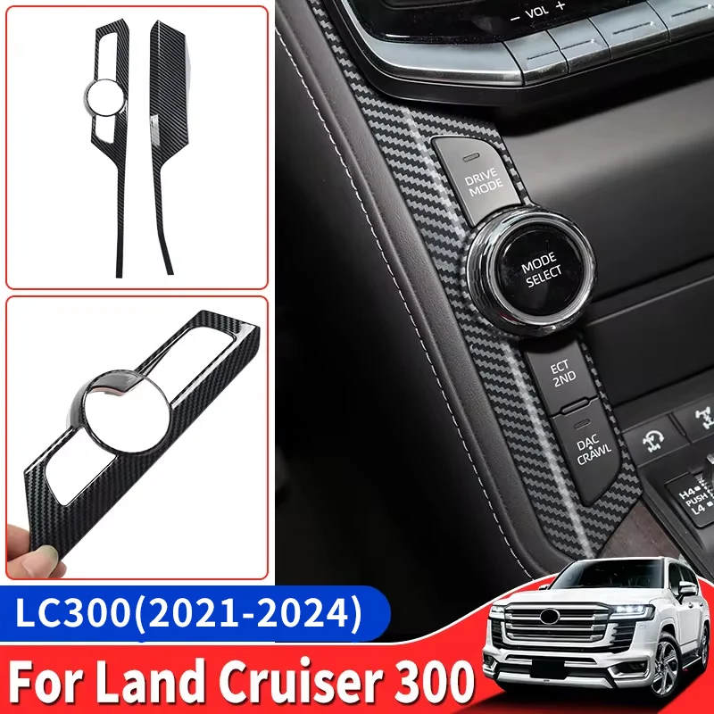 

For 2021 2022 2024 Toyota Land Cruiser 300 Ignition Device Decoration Sticker Lc300 Interior Upgraded Accessories Center Console