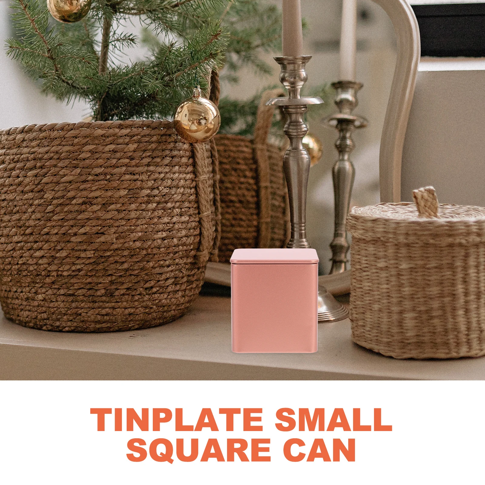 

5pcs Portable Metal Small Cans Tea Storage Container Tinplate Jar For Coffee Beans Snacks Dry Food Keeping Home Supplies Craft