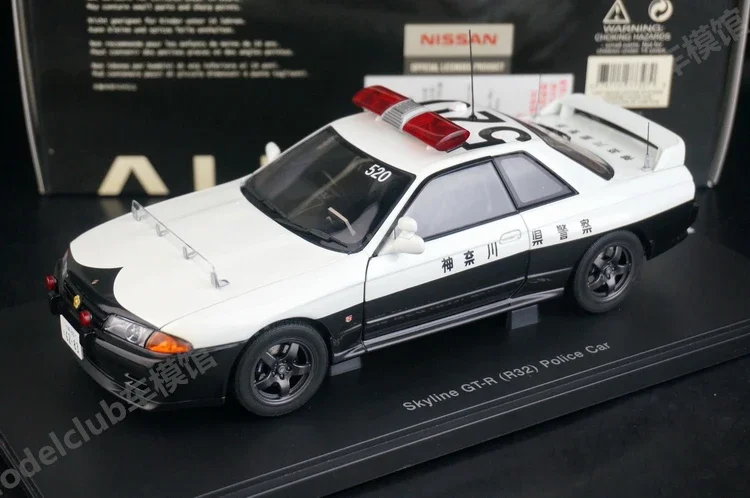 

Autoart 1:18 GTR R32 Канагава Полицейский автомобиль Моделирование Ограниченная серия Все открытые металлические статические модели автомобиля из сплава Игрушка в подарок