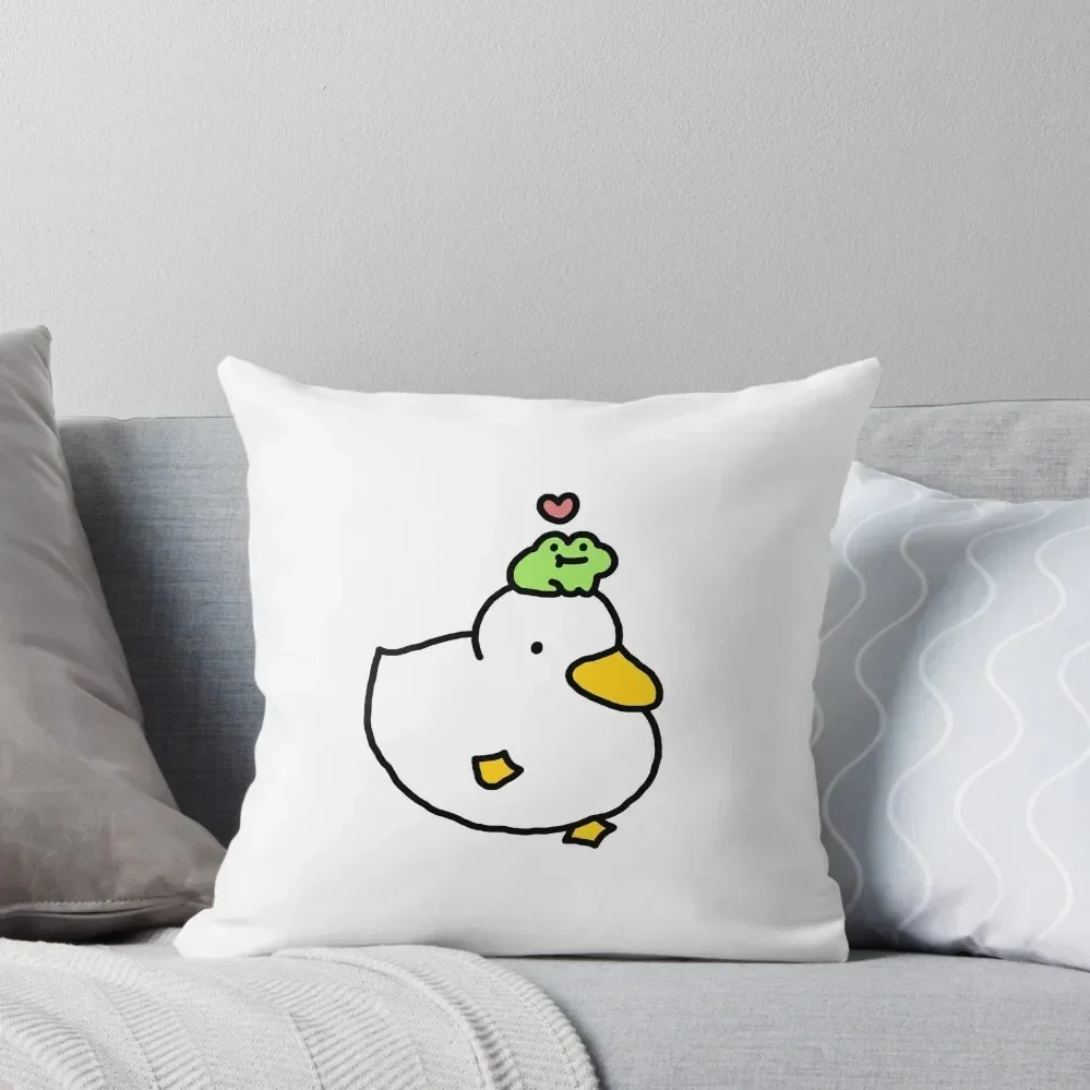 

duck and frog 02 Throw Pillow Sofa Cover Elastic Cover For Sofa Sofas Covers pillow