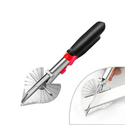 Adjustable Angle Shears 45-135 Degree Miter Cutter Angular Curring Tool for PVC, PE,Plastic Pipes Scissors Cut Hand Tool