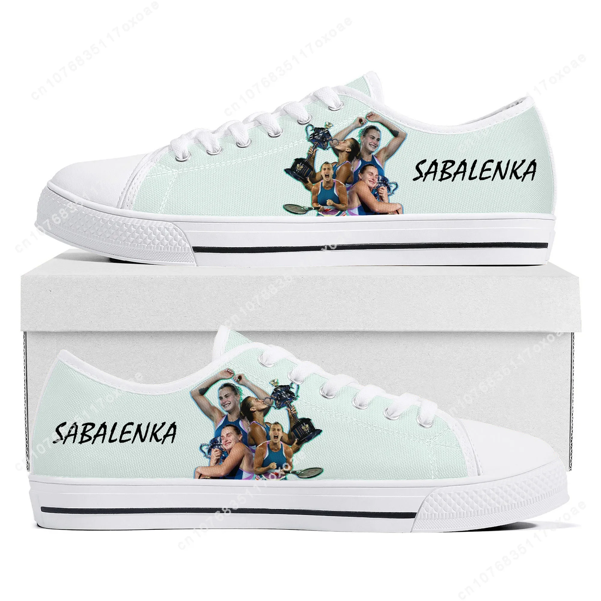 

Aryna Sabalenka tennis Low Top Sneakers Mens Womens Teenager High Quality Canvas Sneaker couple Casual Shoes Customize DIY Shoe