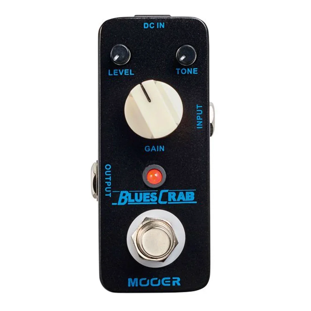 Mooer MBD1 Blues Crab Classic Blues Overdrive Sound True Bypass Metal Shell Guitar Effect Pedal