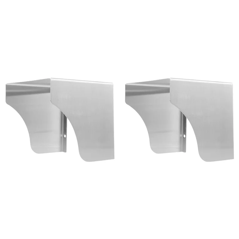 【ELEVATE LIFE】2X Stainless Steel Protection Rain Waterproof Metal Cover For RFID Access Control Machine System Reader Doorbell 2