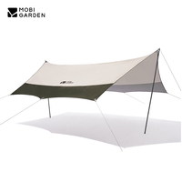 MOBI GARDEN Camping Tarp Flysheet Shelter Sun Shade Anti-UV Canopy Waterproof Outdoor Picnic