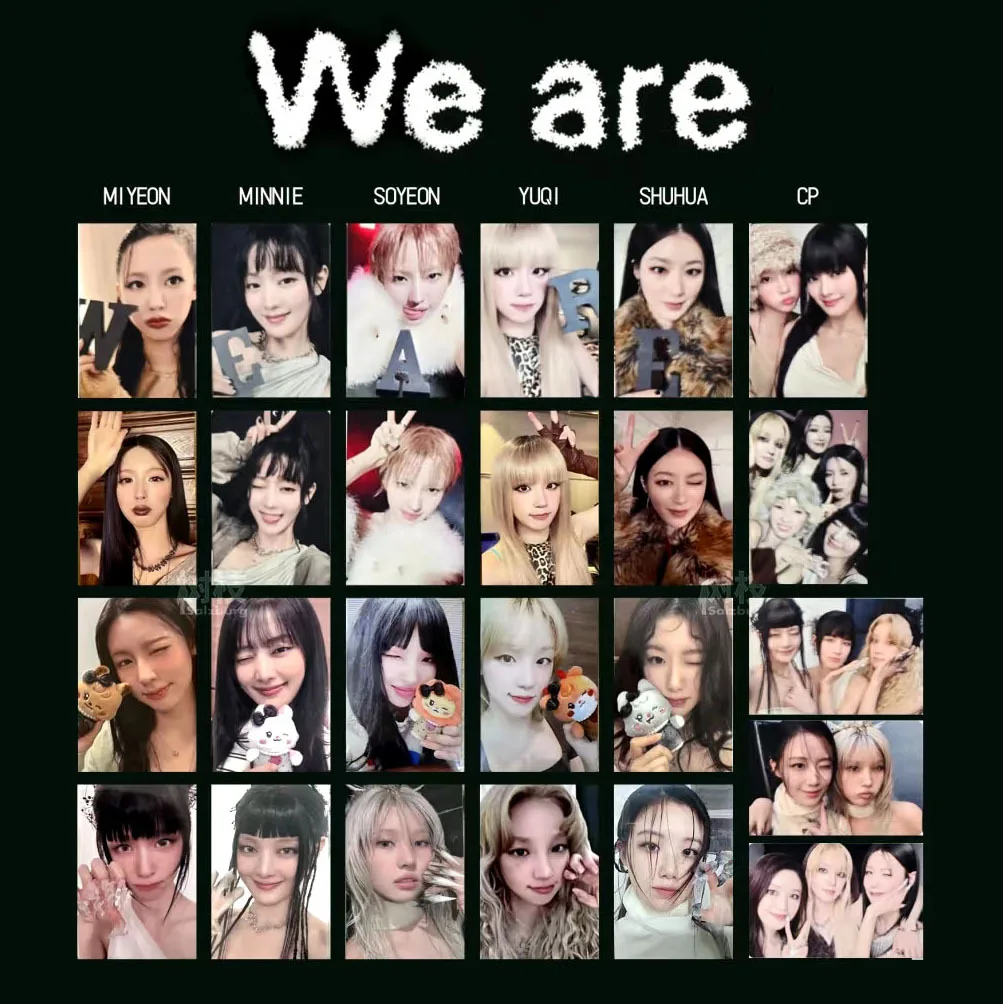 3Pcs/set KPOP Gidle Idle the 8th Album POP -UP Store Random Card
