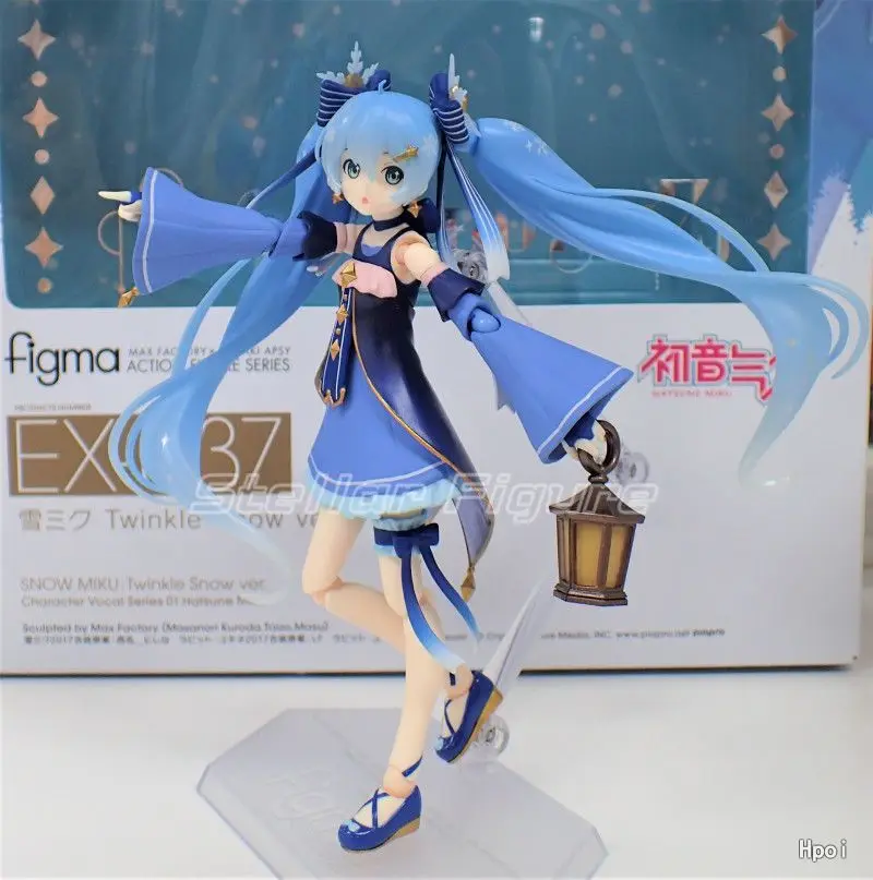 【SF】In Stock Original Max Factory FigmaEX37 Miku Snow Mirai 2017 Figures Collection Animation Gift