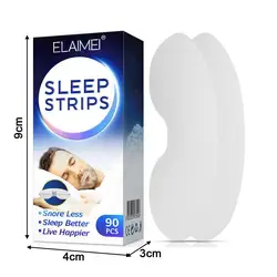 90Pcs Lip-shaped Anti-snoring Patch Lip Strips Closed Mouth Tape Correction Sleeping Better Nose Breathing Improving Stickers