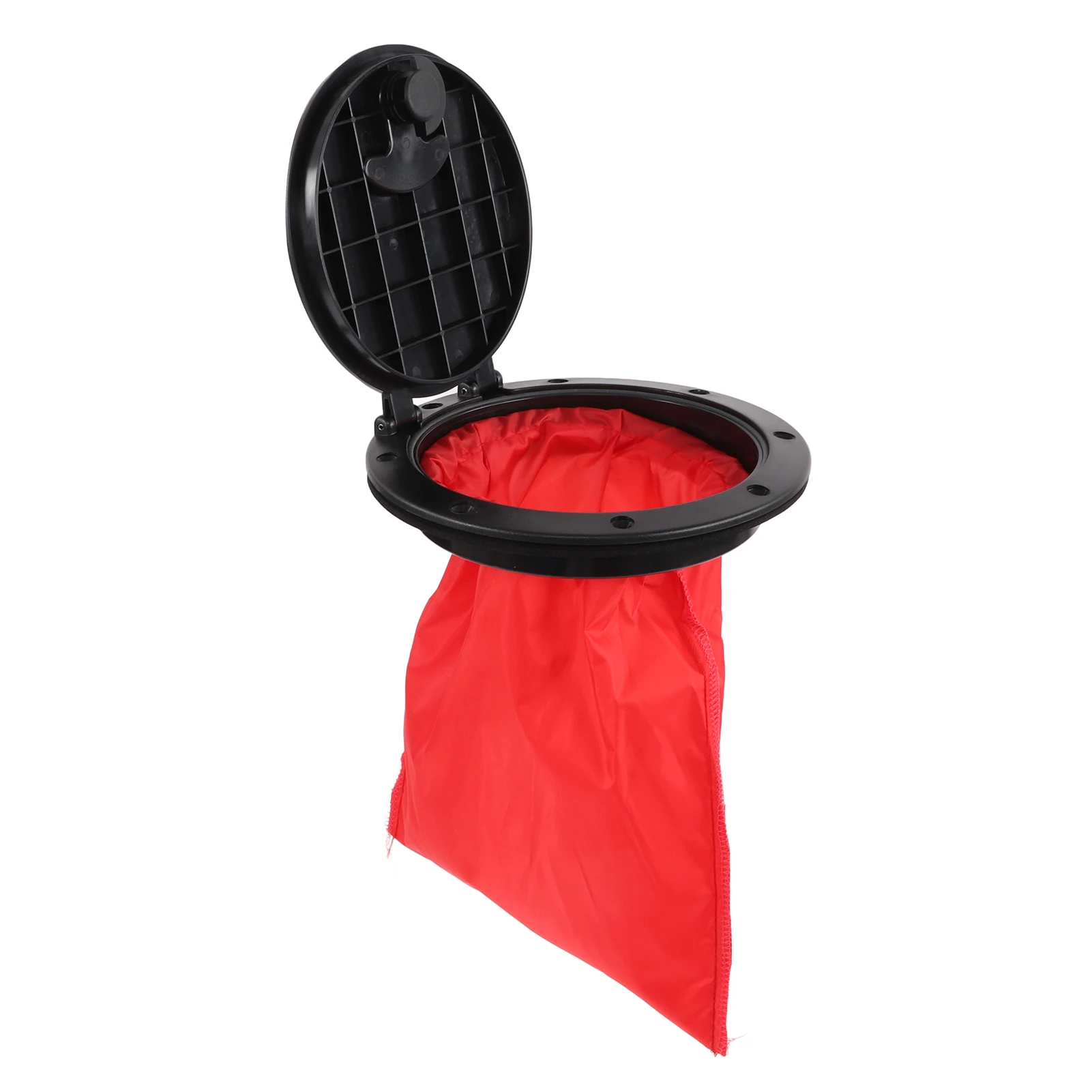Marine Hatch Cover Black Circular Detachable Inspection Hatch Cover for Boat Kayaking Canoe