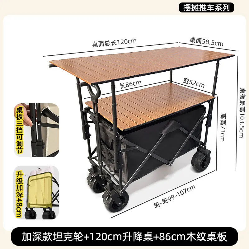

Hxl portable folding camping table for stalls, campers, and picnics