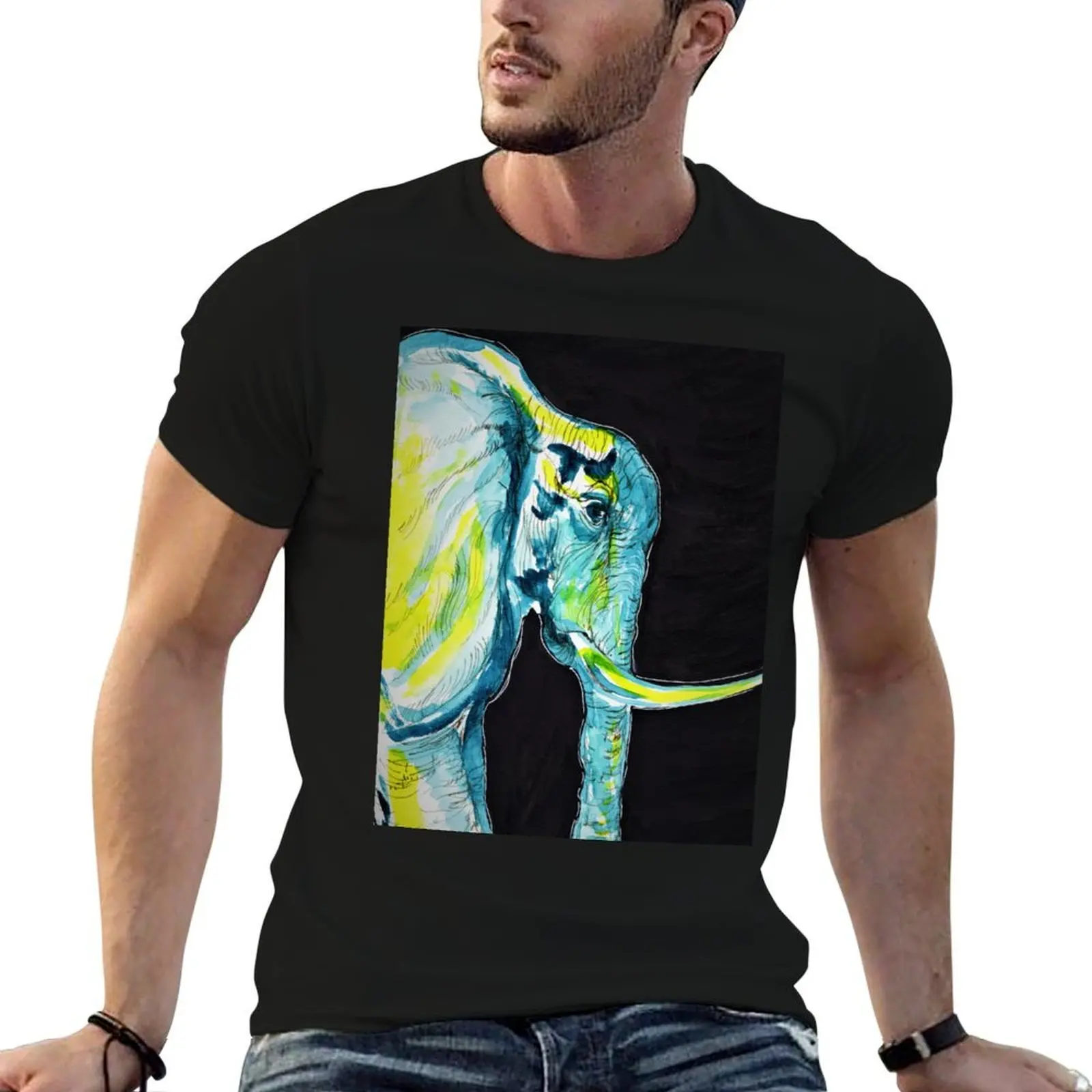 

Elephant doodle T-Shirt t shirt for man t shirt custom print man t shirt graphic T-Shirt