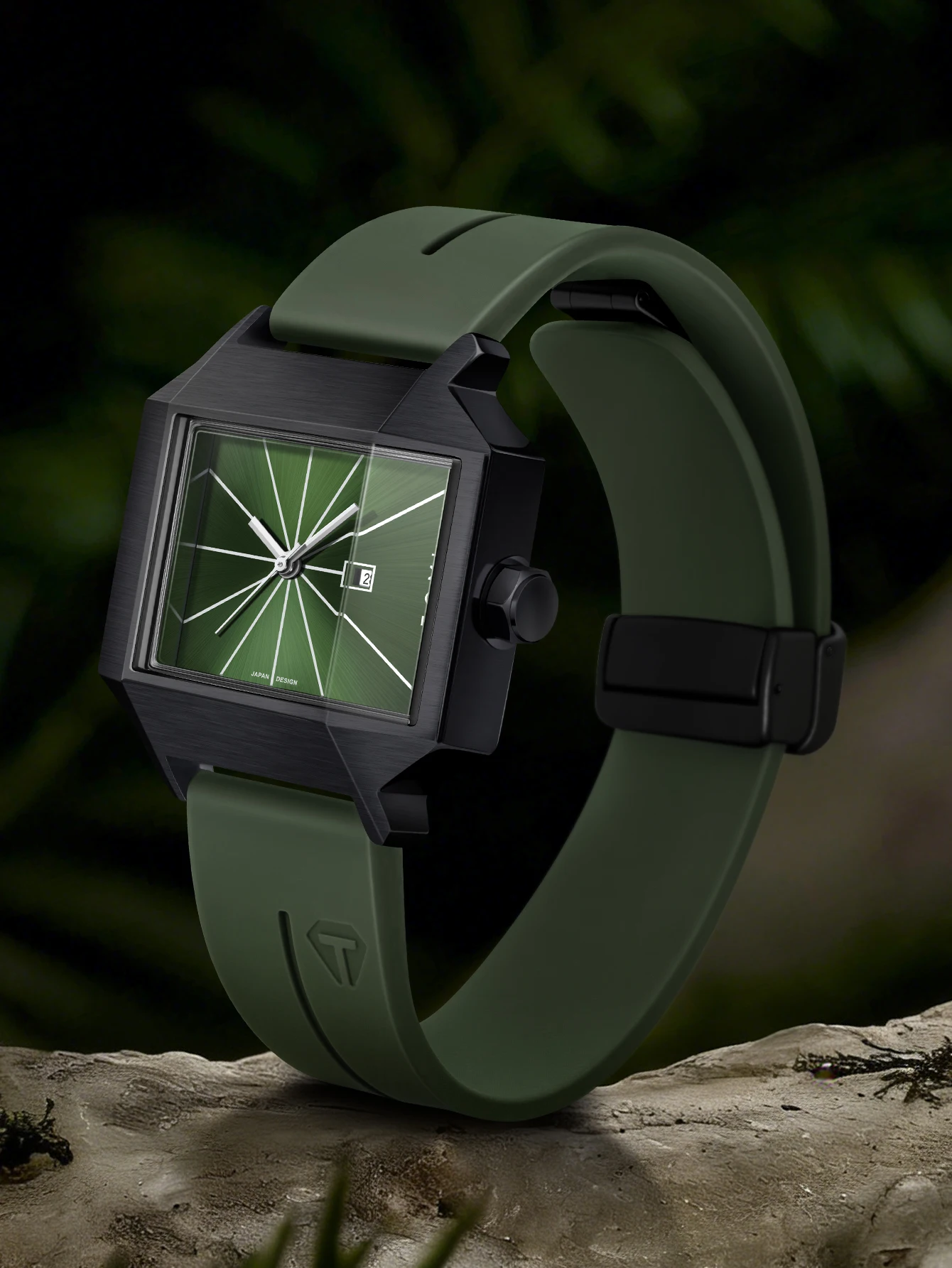 TOMI Schlichte Herrenuhr mit neuem Kalender, Quarz-Business-Mode-Armbanduhr, strukturiertes Herren-Geschenk – Detail 11