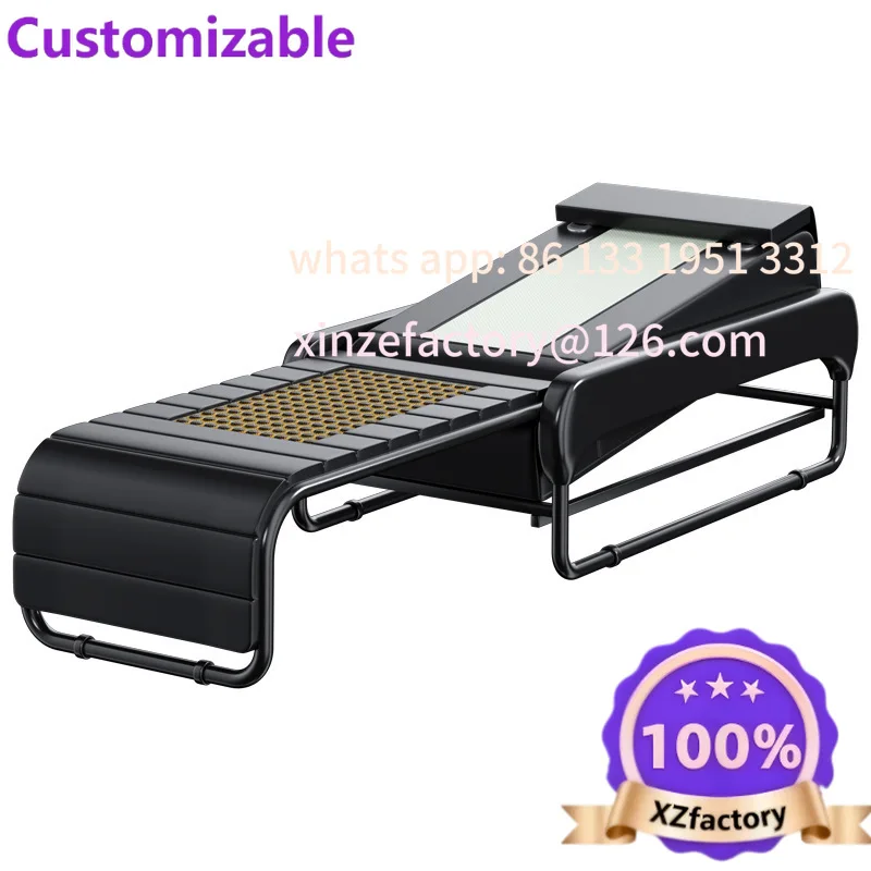 

4D top lift outlet physiotherapy bed foreign trade warm jade massage bed electric cervical spine lumbar spine whole body multi-f