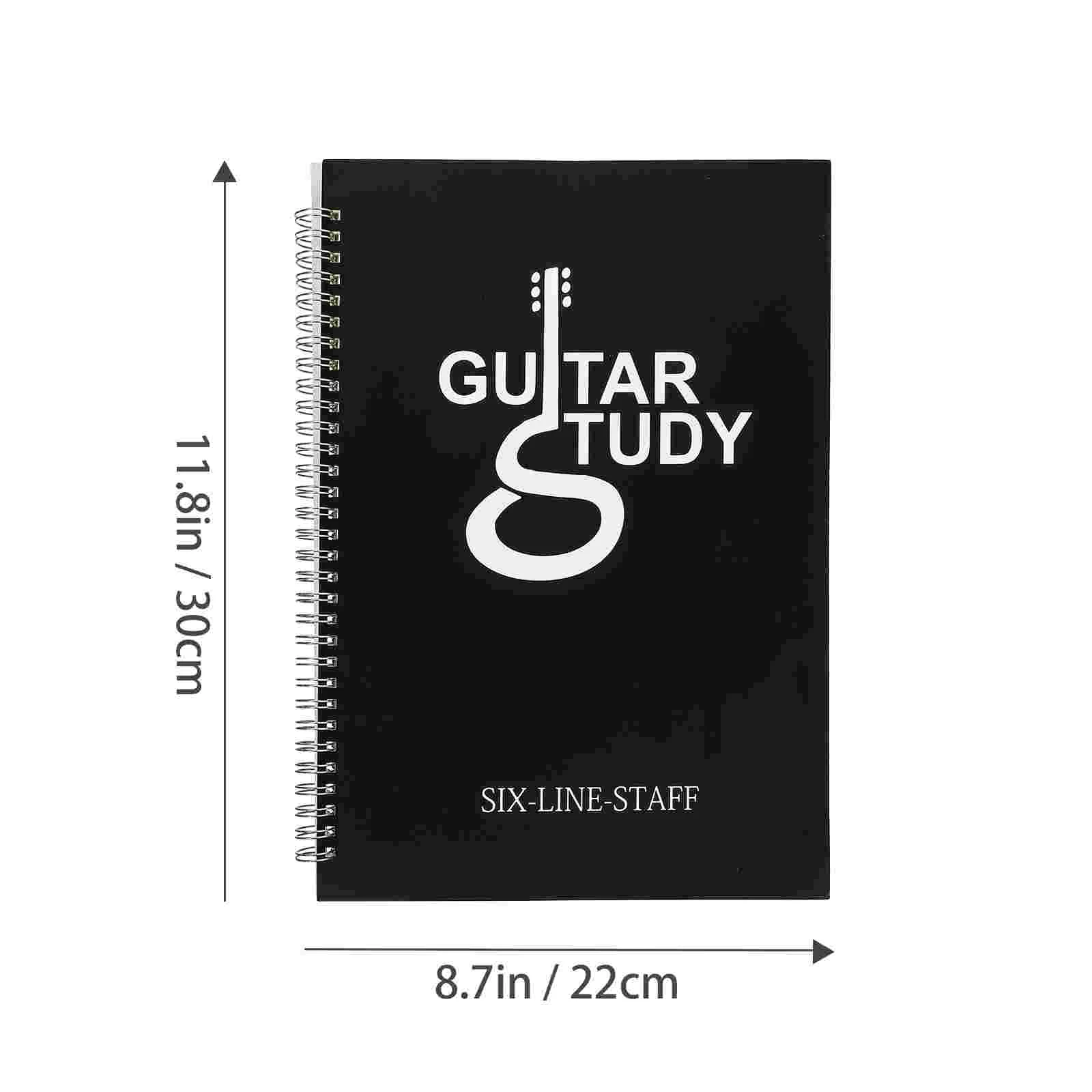 Manuscript Paper Notebook Tab Notebooks Portable Guitar Score Guitarist Supplies Work Music Guitars