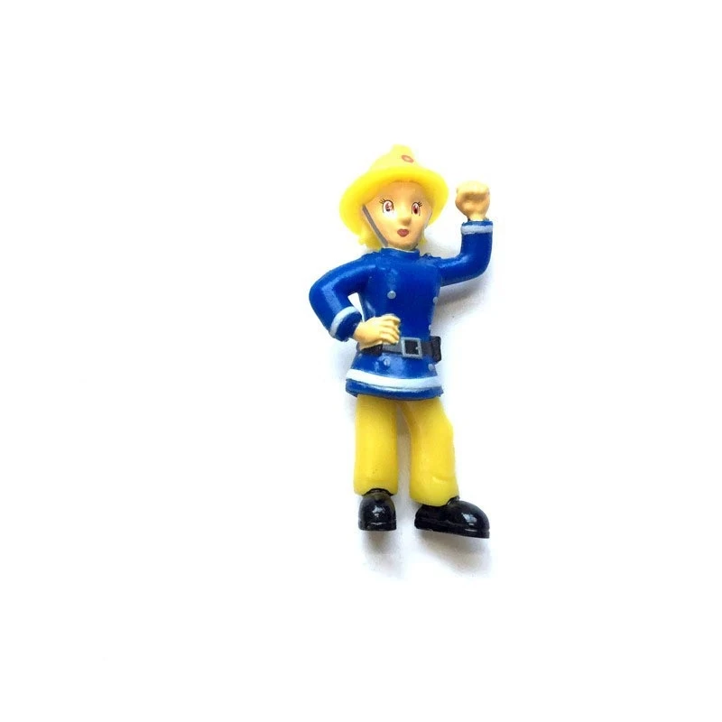 12pcs/bag British Anime Fireman Sam Action Figures With Steele Elvis Penny Norman for boys Figurine Decor Children Toys Gift