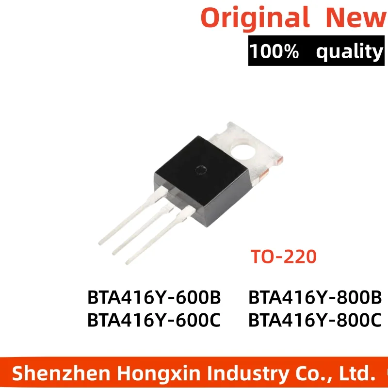 10 pieces of bidirectional thyristor BTA416Y-600B-800B-600C-800C direct insertion TO-220
