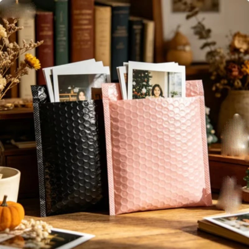 10Pcs Black Nude Foam Envelope Bags Self Seal Bubble Mailers Padded Envelopes Gift Bubble Mailing Bag Shipping Packages Bag