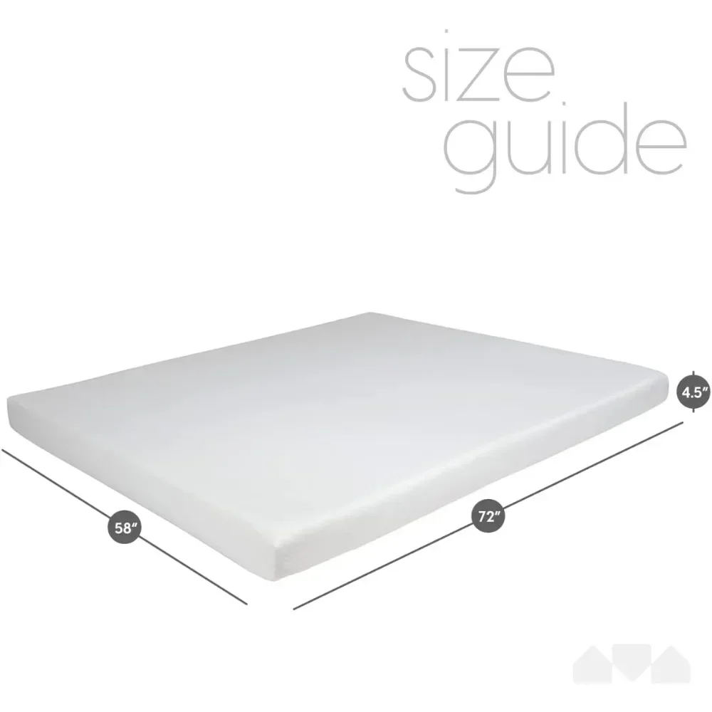 Matelas de rechange en mousse à mémoire de forme, canapé-lit Queen Size, canapé non inclus, 4.5 po