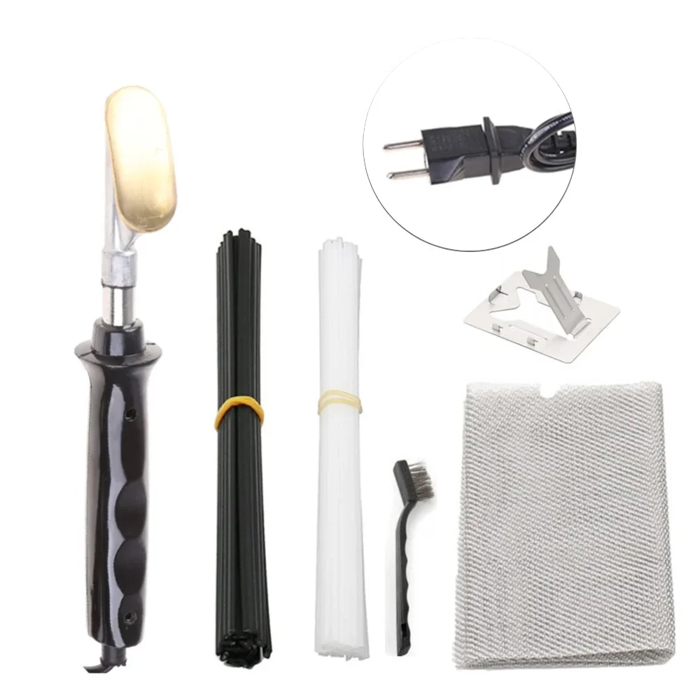 Electric Soldering Iron With Plastic Handle Flat Tip for Car Bumper Repair Auto Handheld Plastic Welding Machine