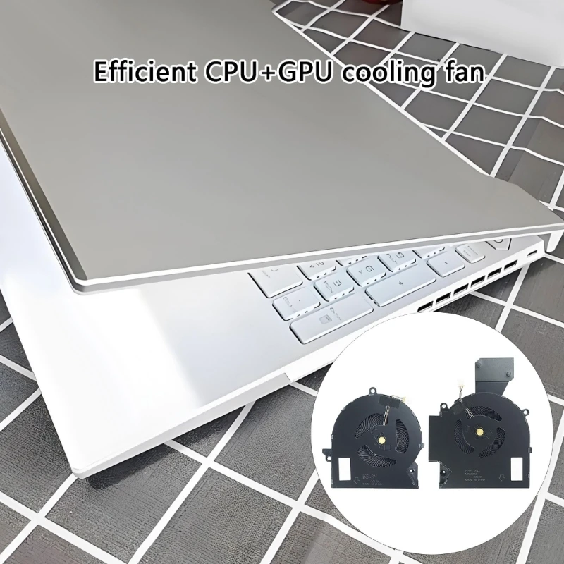 Kühlungslüfter CPU GPU-Kühler Computer Ersatzlüfter für OMEN 16-B 16-C R2LB