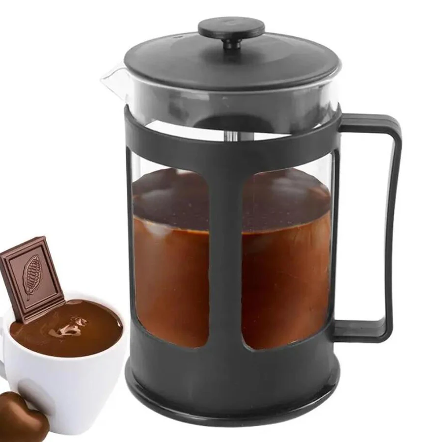 Stainless Steel Tea Coffee Brewer with Filter Heat-Resistant Anti-Rust Multifunctional with Handle Tea Maker for Making Coffee