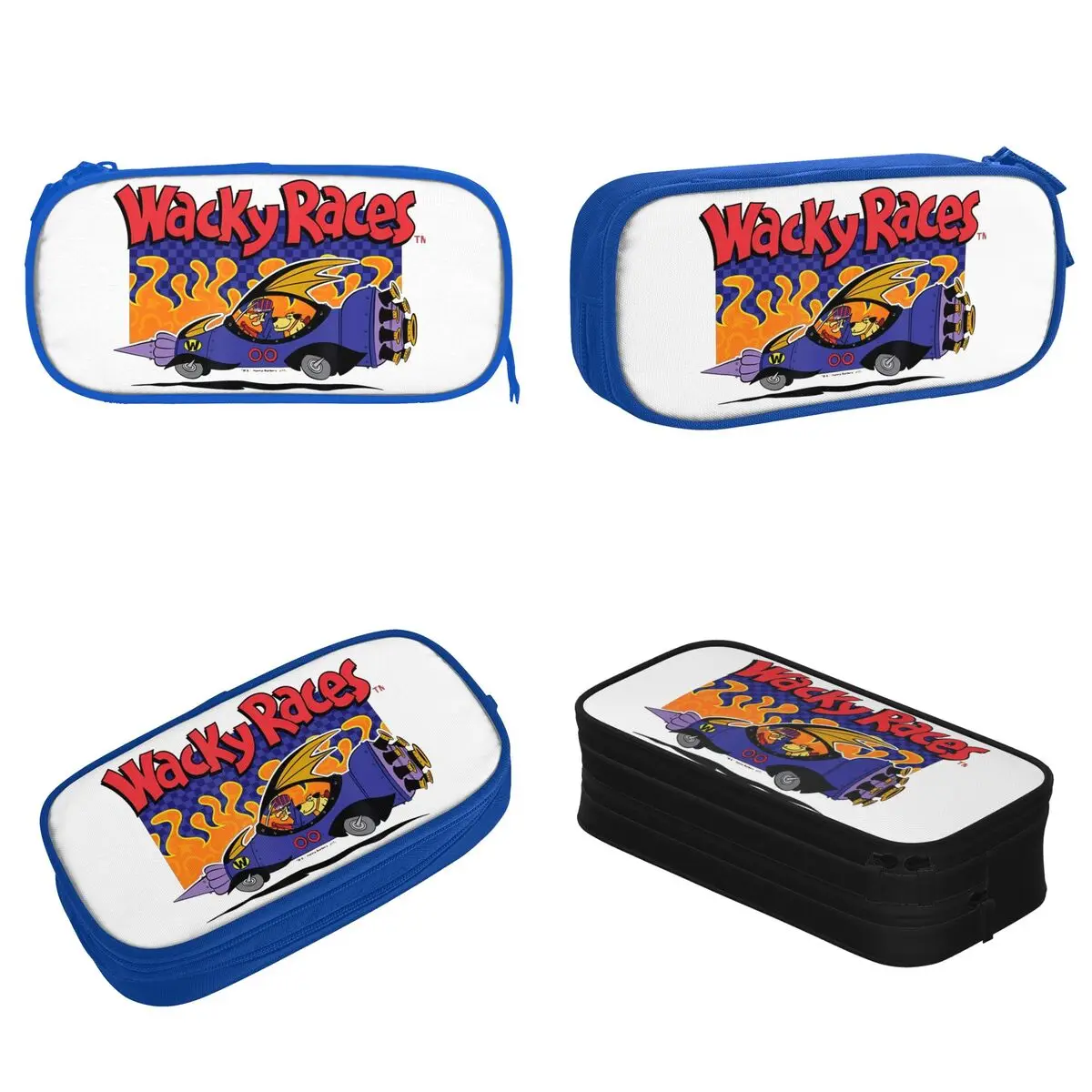 Matching Family Group Christmas Pajama Pencil Cases Wacky Races Pencilcases Pen Box Kids Large Bags Office Cosmetic Stationery