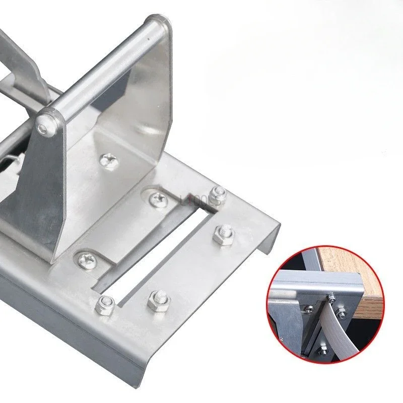 0-55mm Flusher pita tepi Mini alat pertukangan kayu Flusher Manual logam garis lurus melengkung perangkat PVC