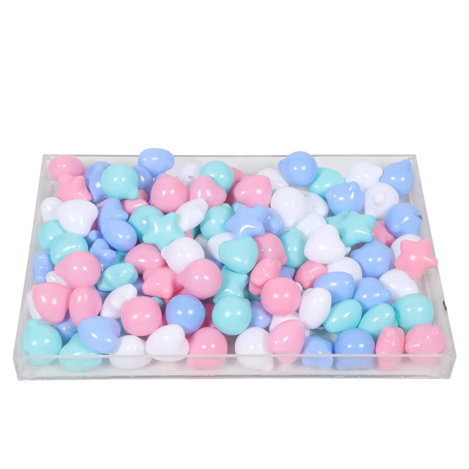 ลูกบอลสำหรับเด็กเล่น 120 ชิ้น ลูกบอลหลุมบอลรูปหมี หัวใจ ดาว ทำจากพลาสติกนิ่ม สำหรับเล่นในร่มและกลางแจ้ง ใช้กับเต็นท์หรือพื้นที่เล่น