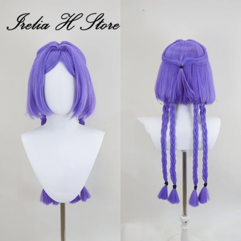

Irelia H Store Yunara из парика LOL Yunara, парик для косплея, предварительно стилизованный фиолетовый