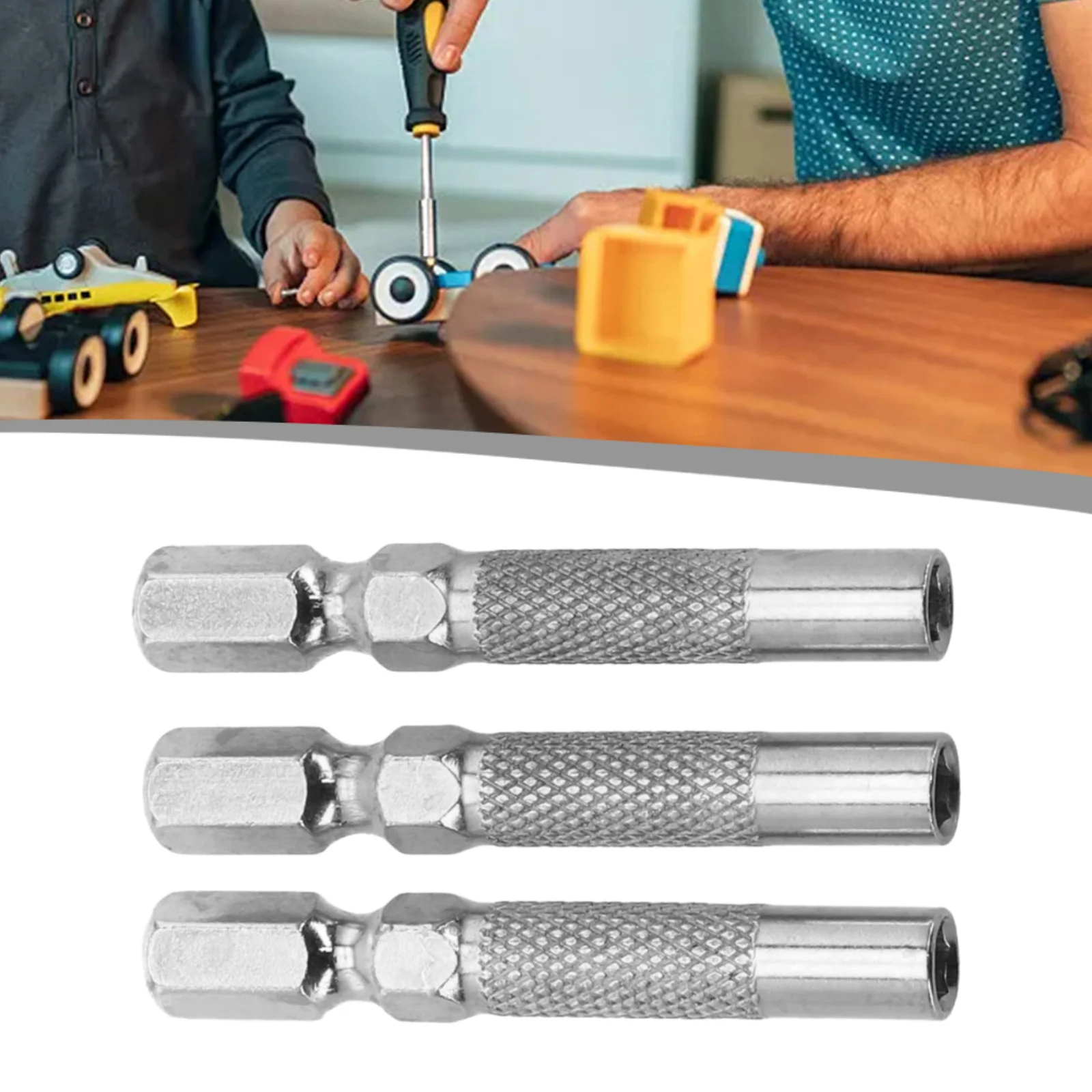 Adapter Inch Schroevendraaier Elektrische Schroevendraaier Adapter Elektrische Air Batch Hex Insert Bit Hex Insert Bit Adapter