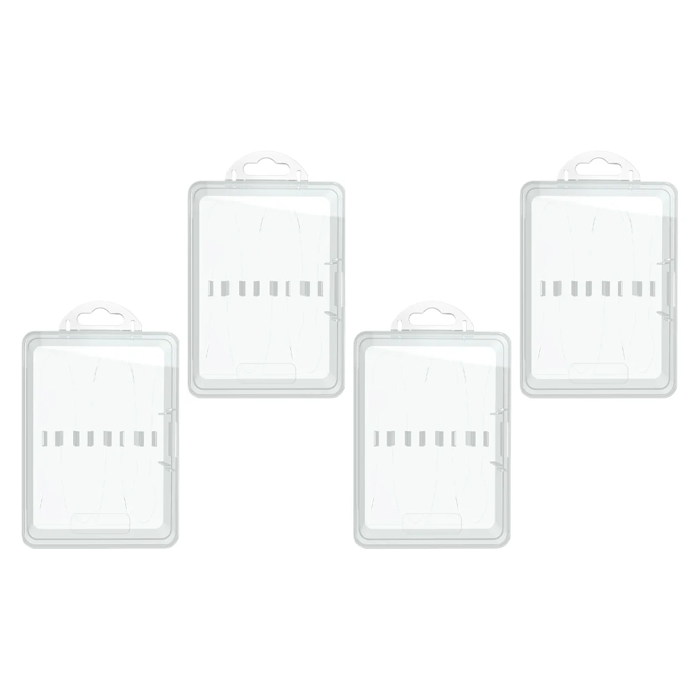 

4pcs Small Case Storage Box Mini Brush Holder Travel Accessory Travel Packing Box Container Portable Case al Care
