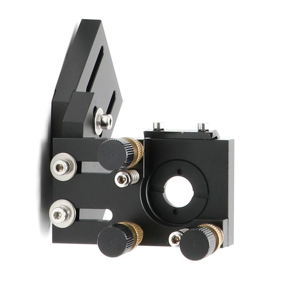 N18R CO2 Black Second Laser Mount Mirror 25mm Mirror Mount Integrative Mount for Engraving Machine