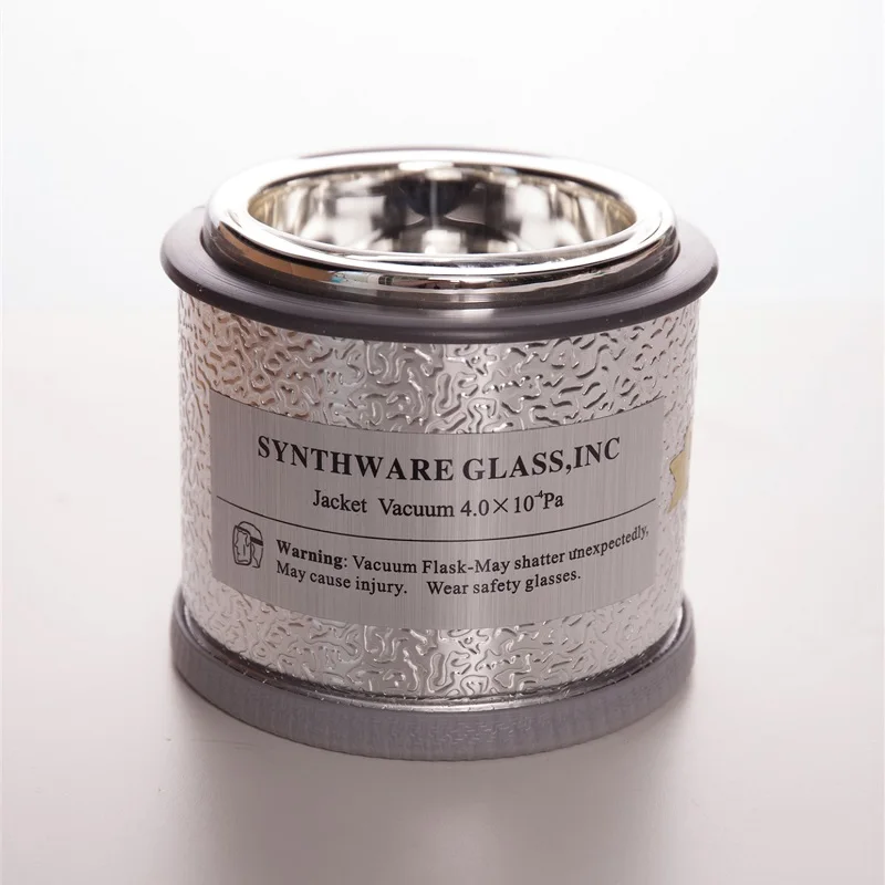 SYNTHWARE Dewar flask, Cylindrical shape/Round bottom/Flat bottom, Aluminum housing, Borosilicate glass bottle, F11/F24/F25