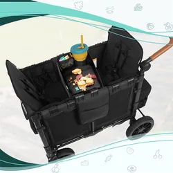 Popular Wonderfold luxury four-wheel station wagon dining tray children's infant stroller tray shelf