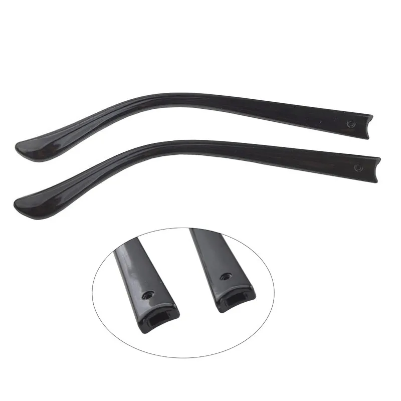 

10pairs(20pcs) Long Black Plastic Temple Tips For Metal Temple Glasses Eyewear Temple Tips Eyeglasses leg SL001