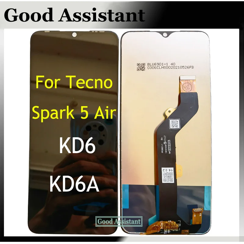 استبدال شاشة LCD ومستشعر اللمس لـ Tecno Spark 5 Air KD6a: دليل شامل للمستخدمين