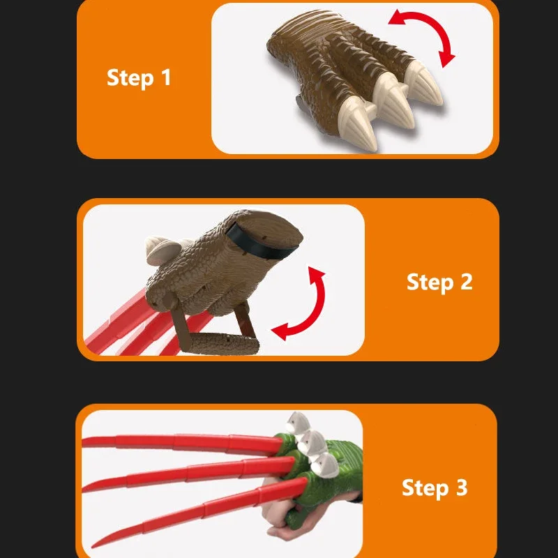 Stretching Dinosaur Tyrannosaurus Rex Claw Gravity Claw Hook Children's Creative Gift Toy