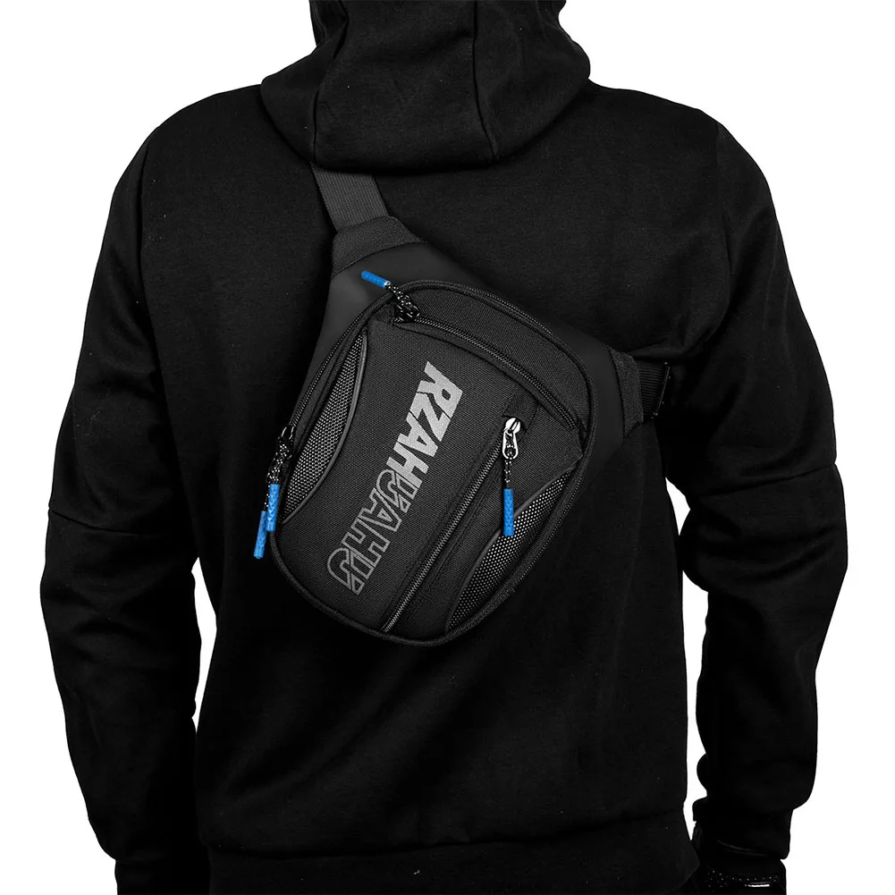 

Сумка на бедро для мотоцикла, регулируемая нагрудная сумка для езды на мотоцикле, вместительная сумка через плечо для мотоцикла для походов, кемпинга, рыбалки