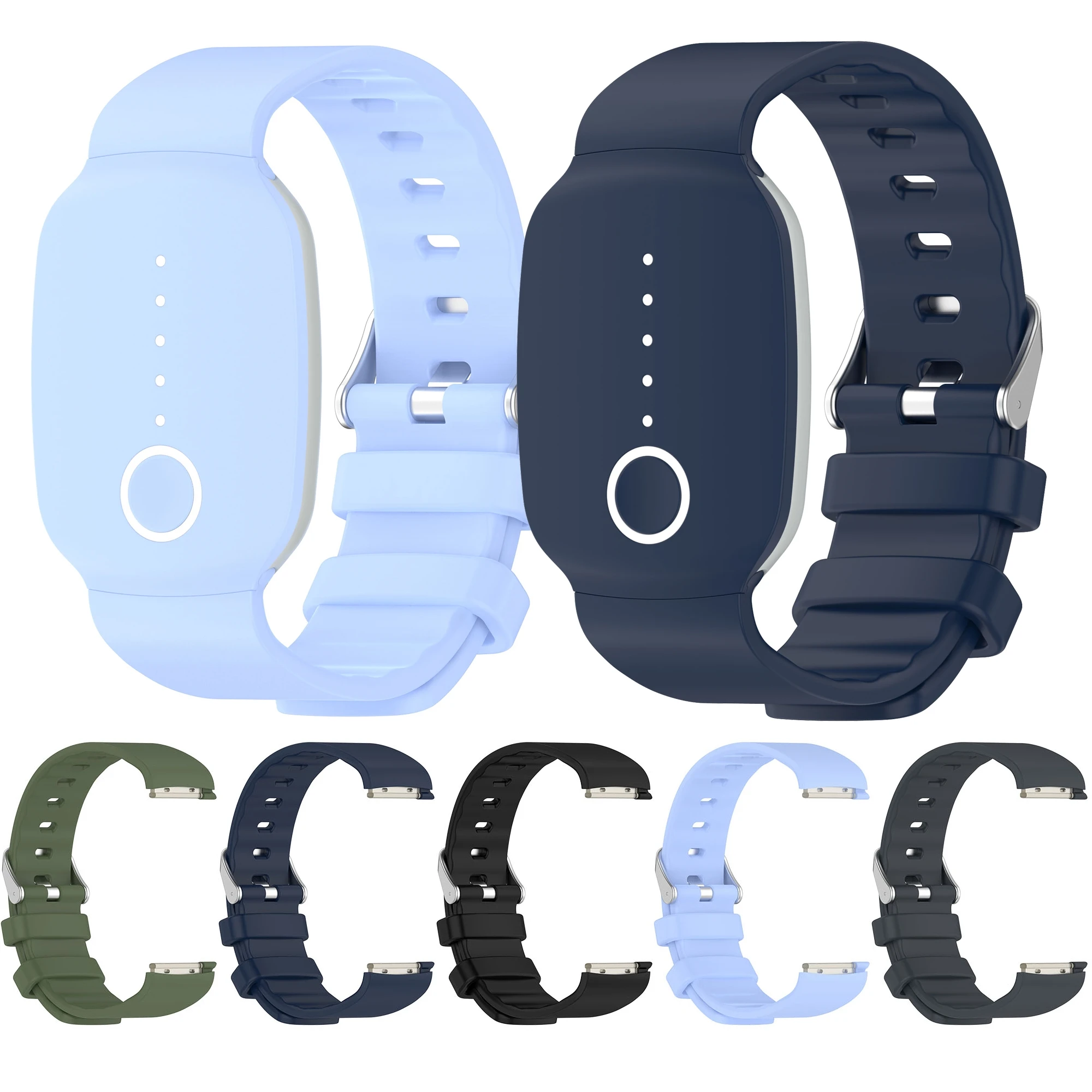 

For EmeTerm Fashion Smartwatch Silicone Strap Soft Skin Friendly Sports Replacement Wristband