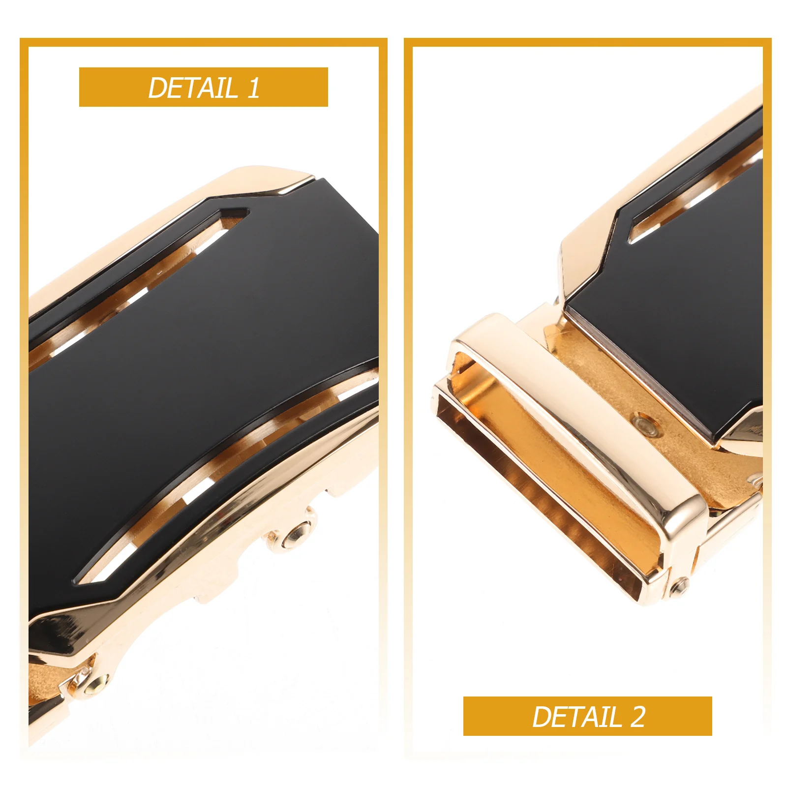 مشبك حزام بسقاطة للرجال مقاس 35 مم، مصنوع من سبائك الزنك المتينة، سهل الاستخدام وقابل للتبديل للأحداث الرسمية لرجل الأعمال #3