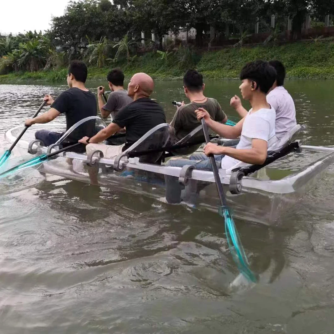 2022 Popular 6 person kayak large transparent boat